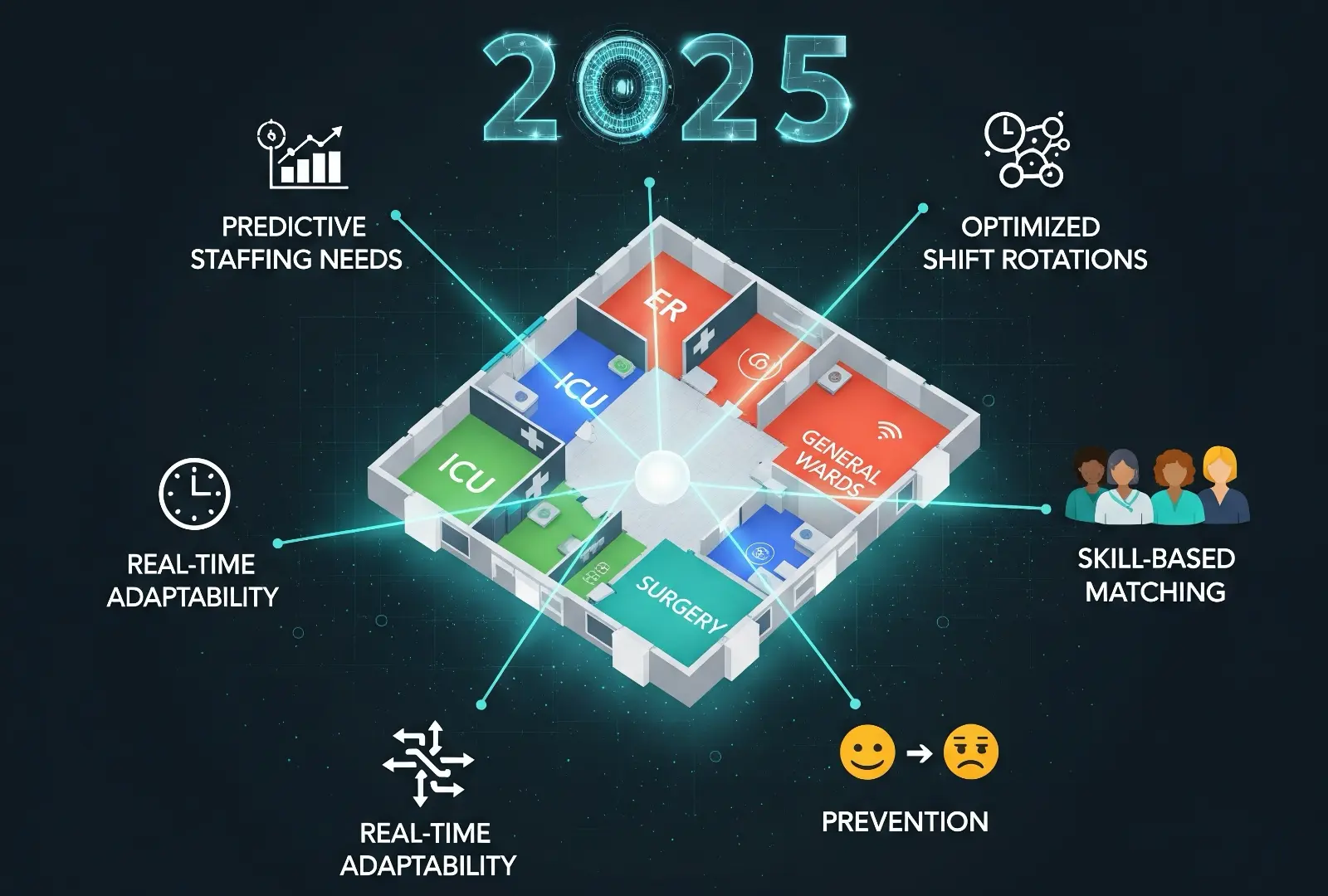 How AI Is Revolutionizing Hospital Staff Scheduling in 2025